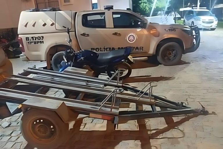 PM apreende moto com sinais de adulteração no bairro Boa Vista, em Guanambi