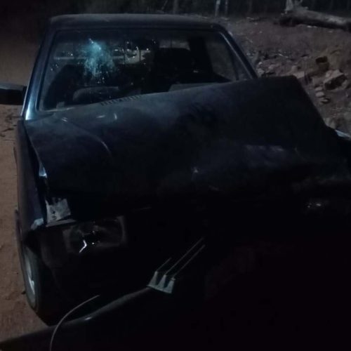Acidente de trânsito na comunidade do Canto em Macaúbas