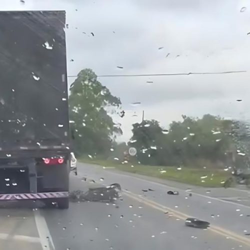 Acidente grave no acesso ao Aeroporto de Conquista deixa motociclista ferido