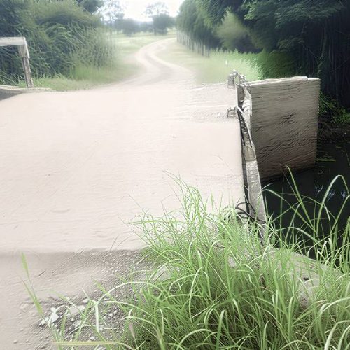 Barra de proteção cai e moradores alertam para risco em ponte na zona rural de Malhada