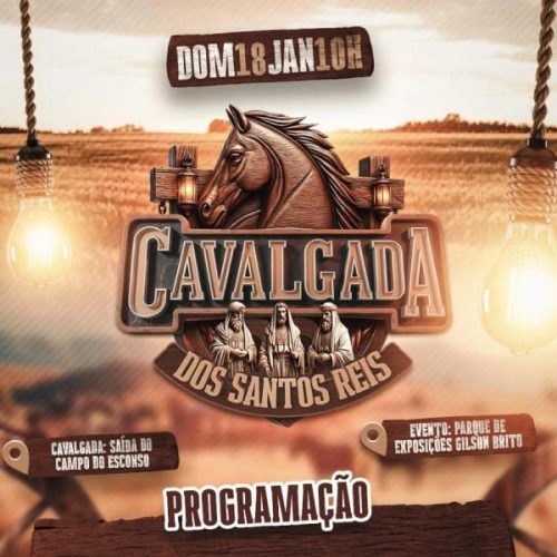 Brumado abre calendário cultural com Cavalgada dos Santos Reis e grandes shows neste domingo