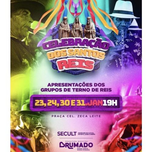 Brumado celebra fé e cultura com apresentações dos Ternos de Reis na Praça Zeca Leite