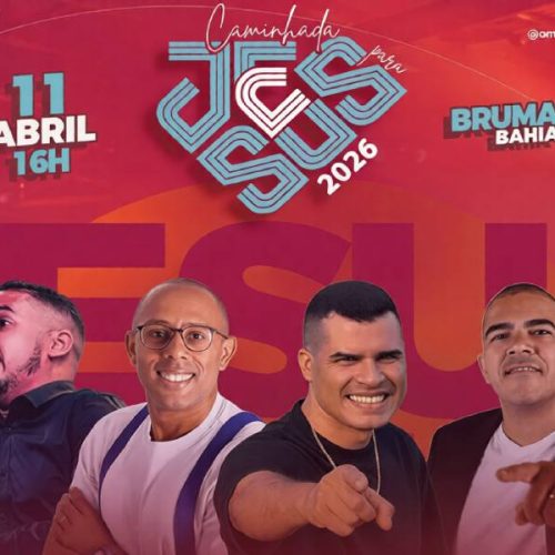 Brumado terá 3ª Caminhada Para Jesus com louvor, trio elétrico e programação para crianças
