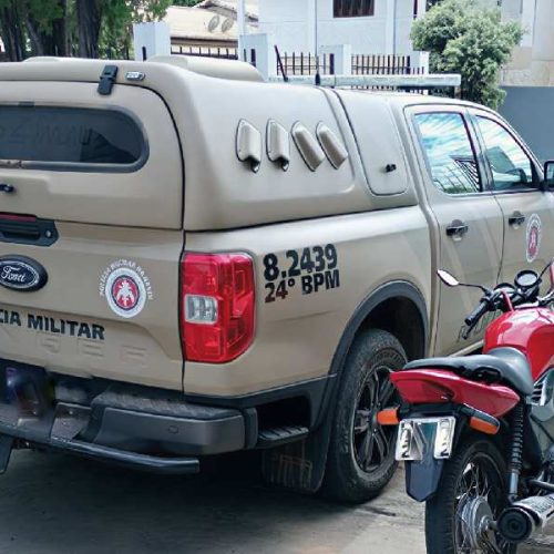 CETO recupera motocicleta furtada e conduz suspeito à delegacia em Brumado