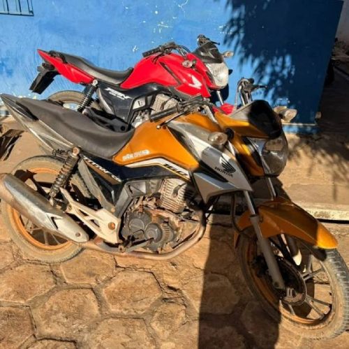 CIPE Sudoeste apreende duas motos roubadas e conduz três pessoas à delegacia em Livramento