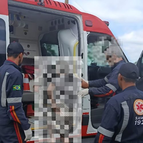 CIPRv/Brumado socorre idosa de 72 anos na BA-262, em Vitória da Conquista