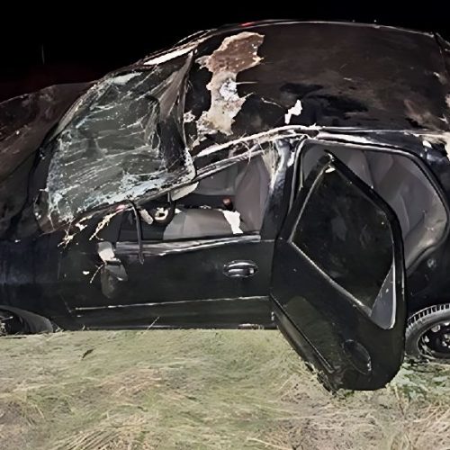 Capotamento na BA-612 deixa jovem ferido próximo ao trevo de Mutans, em Guanambi