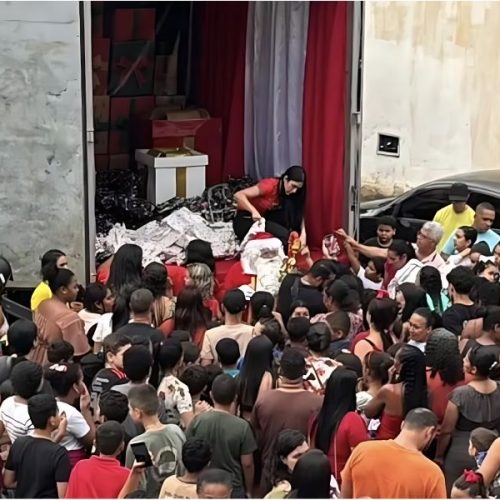 “Caravana do Noel” emociona Brumado e leva presentes a crianças da sede e zona rural