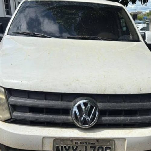 Cipe Sudoeste apreende caminhonete com sinais adulterados durante patrulhamento na região de Guanambi