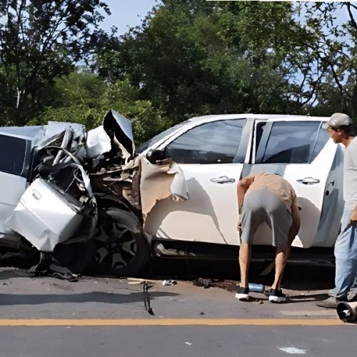 Colisão frontal na BR-349 deixa um morto e um ferido em Santa Maria da Vitória