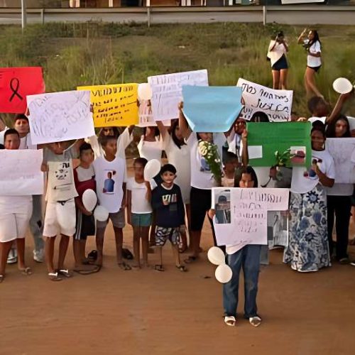 Conquista se comove com a morte de Joaquim; protestos pedem justiça