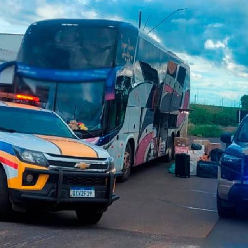 Drogas são apreendidas em ônibus que seguia para Brumado na MG-462