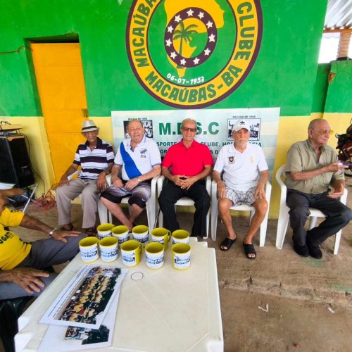 Macaúbas Esporte Social Clube homenageia ex-jogadores que fizeram história nas décadas de 1950 e 1960