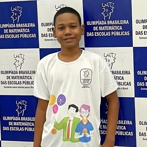 Estudante de 13 anos conquista ouro estadual e nacional na OBMEP