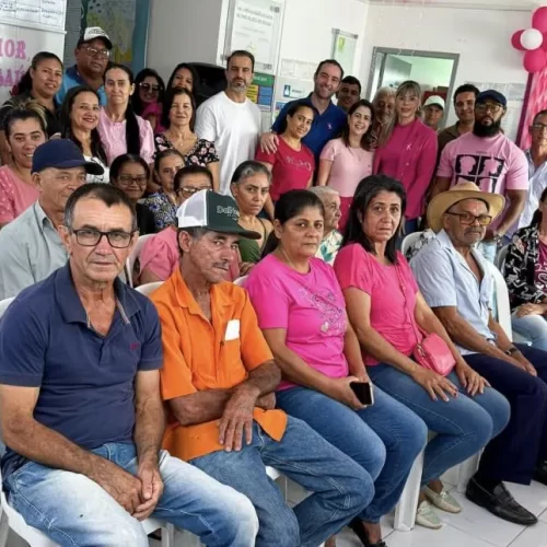 Fabrício Abrantes participa de ação do Outubro Rosa no distrito de Arrecife e reforça compromisso com a saúde