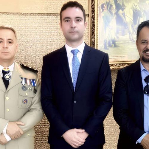 Fabrício Abrantes reforça parceria com a PM e recebe novo comandante do 24º BPM em Brumado