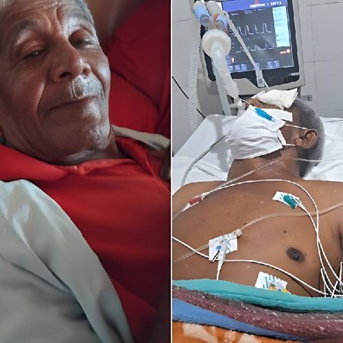 Família denuncia demora por UTI e cobra governo após idoso ficar em estado gravíssimo em Riacho de Santana