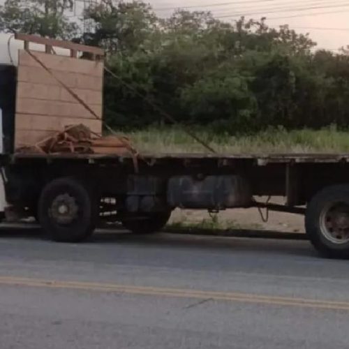Fiscalização da CIPRv apreende caminhão irregular e reforça controle nas estradas de Brumado