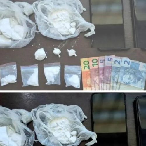 Flagrante em Barra da Estiva: CIPE Sudoeste prende suspeito com cocaína, balança e dinheiro durante operação