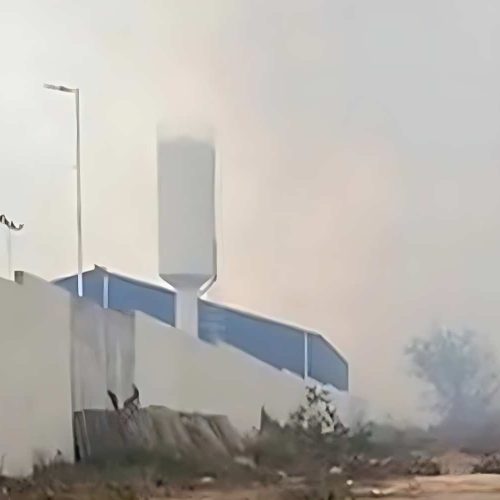 Fumaça toma escola em Malhada de Pedras e alunos passam mal após incêndio próximo ao Cetirb