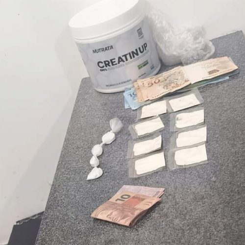 Homem é preso com cocaína e dinheiro durante ação da PM na zona rural de Piripá