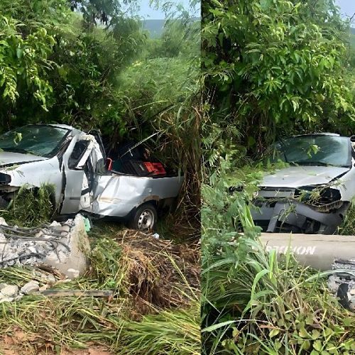 Homem fica ferido após acidente na BR-030 em Palmas de Monte Alto
