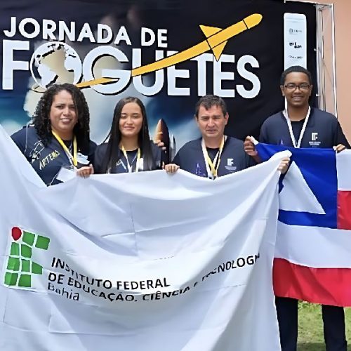 IFBA Brumado conquista ouro e prata na Jornada Brasileira de Foguetes 2025
