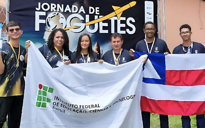 IFBA Brumado conquista ouro e prata na Jornada Brasileira de Foguetes 2025