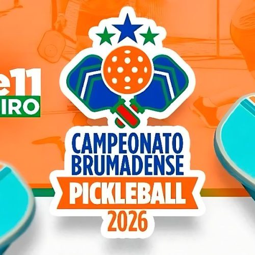 Inscrições para o Campeonato Brumadense de Pickleball 2026 seguem abertas até o fim do ano