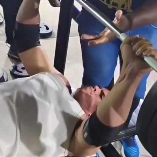 Jovem de Livramento bate recorde baiano de powerlifting
