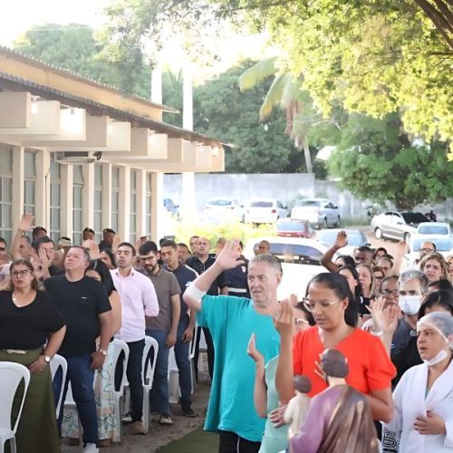 Missa em ação de graças reúne colaboradores e comunidade no Hospital Municipal Professor Magalhães Neto