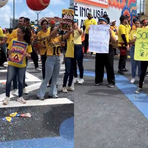 Mulher critica presença de evangelismo no Carnaval de Recife em vídeo viral