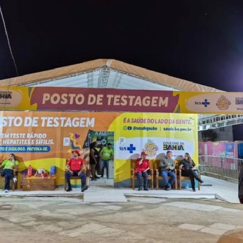 Carna Brumas 2026: Posto de testagem rápida realiza mais de 1.700 atendimentos e reforça prevenção