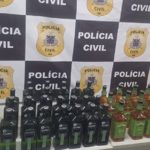 Operação apreende mais de 500 garrafas suspeitas e barra festa no interior da Bahia