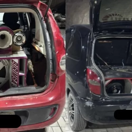 PM apreende veículos e paredão de som em Barra da Estiva por perturbação