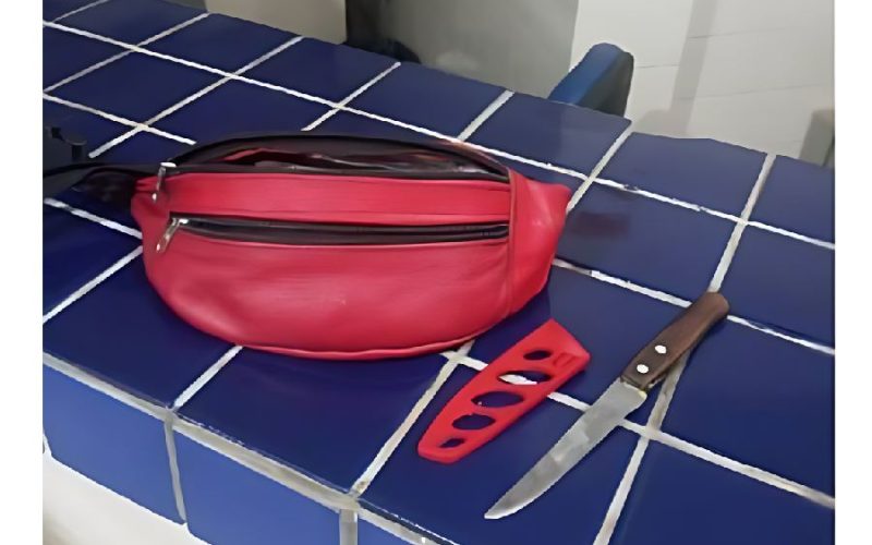 PM prende homem armado com faca após descumprir medida protetiva em Ituaçu