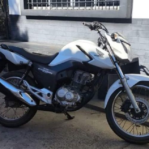 CIPRv apreende motocicleta com sinais de adulteração durante fiscalização em Maetinga