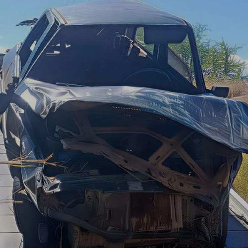 Pastor sobrevive após carro capotar várias vezes e ficar destruído na BR-122, Urandi