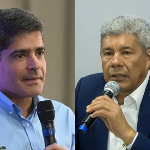 Pesquisa aponta empate técnico entre ACM Neto e Jerônimo Rodrigues para governo da Bahia