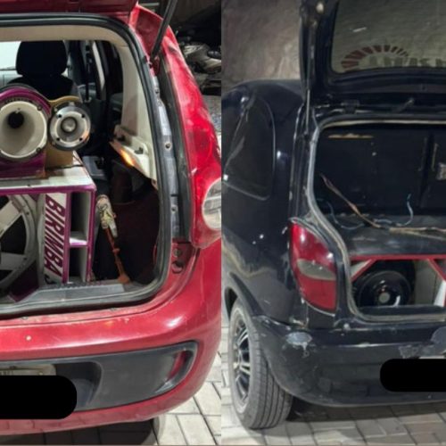 Polícia Militar apreende paredão de som e acaba com festa barulhenta em Cândido Sales