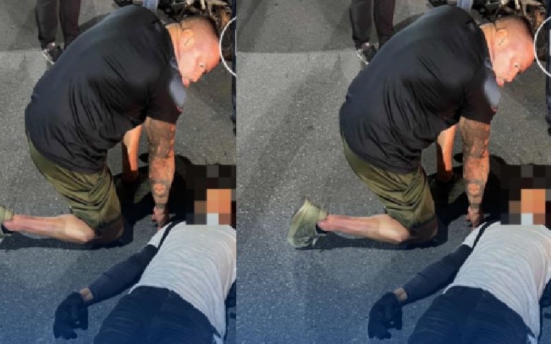 Policial civil salva motociclista após grave acidente em Lauro de Freitas