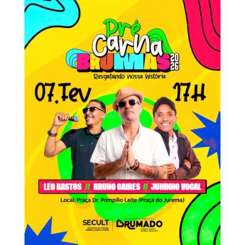 Pré-Carna Brumas esquenta Brumado e abre clima de Carnaval neste sábado