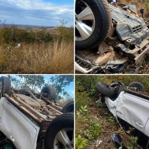 Presidente da Câmara de Urandi fica ferido após capotamento de caminhonete em rodovia de Minas Gerais