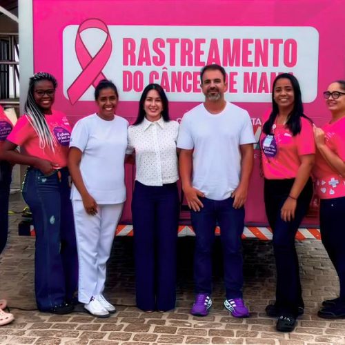 Primeira-dama de Brumado convoca mulheres para exames na Carreta da Mamografia e reforça prevenção