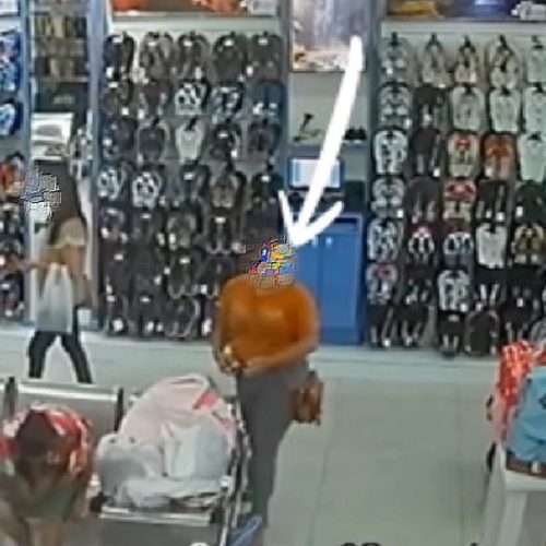 Suspeita aproveita distração e furta calçados em loja no centro de Brumado