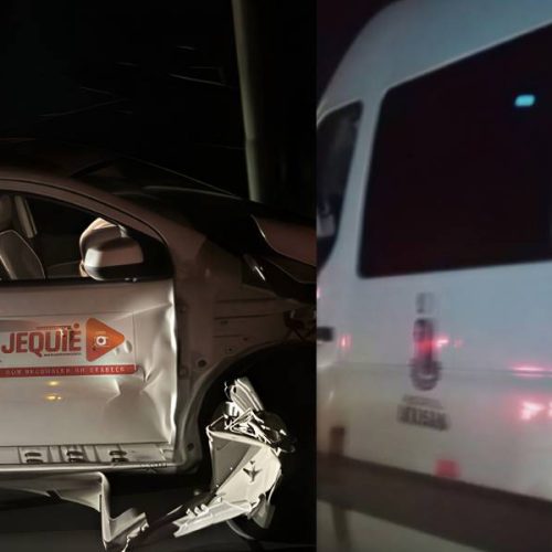 Van com pacientes de Barra da Estiva bate em caminhão e atinge veículo de Jequié na BR-324