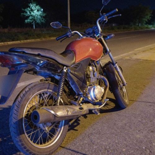 CIPRv/Brumado apreende motocicleta com registro de furto em Vitória da Conquista