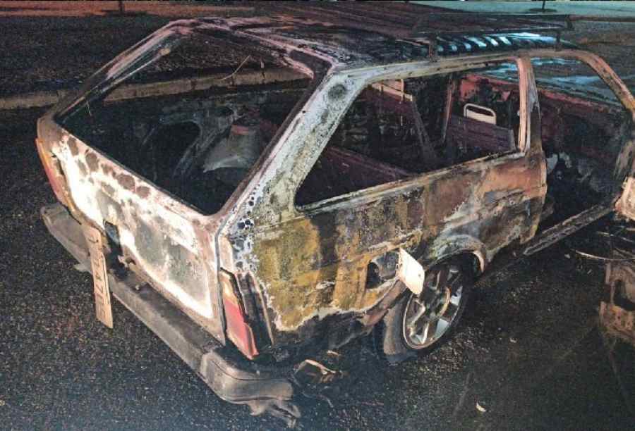 Idoso detido por suspeita de colocar fogo em carro na cidade de Guanambi