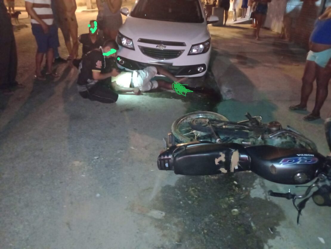 Motociclista tem pé amputado após grave acidente em Guanambi
