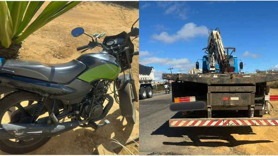 Motociclista fica ferido após bater em caminhão na estrada para Vitória da Conquista